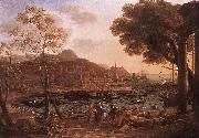 Harbour Scene with Grieving Heliades dfg Claude Lorrain